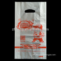 Plastic handle bag, plastic retail bag made in shanghai with your own logo